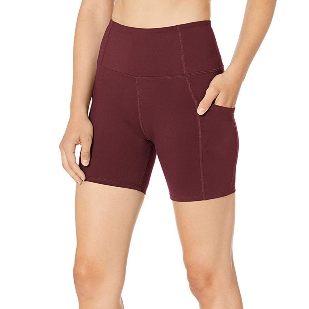 High Waist Yoga Short with Side Pockets - 5”